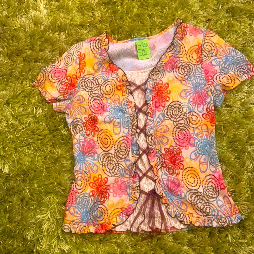 Y2k Swirl Top